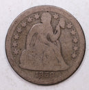 1859-S Seated Liberty Dime, Collectible Circulated Coin, Store Sale