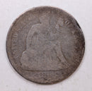 1860-O Seated Liberty Dime, Collectible Circulated Coin, Store Sale