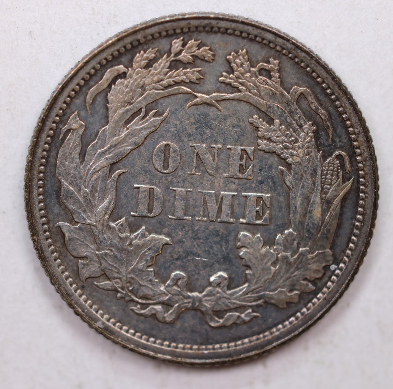 1862 Seated Liberty Dime, Uncirculated Details, Coin, Store Sale #DE721.