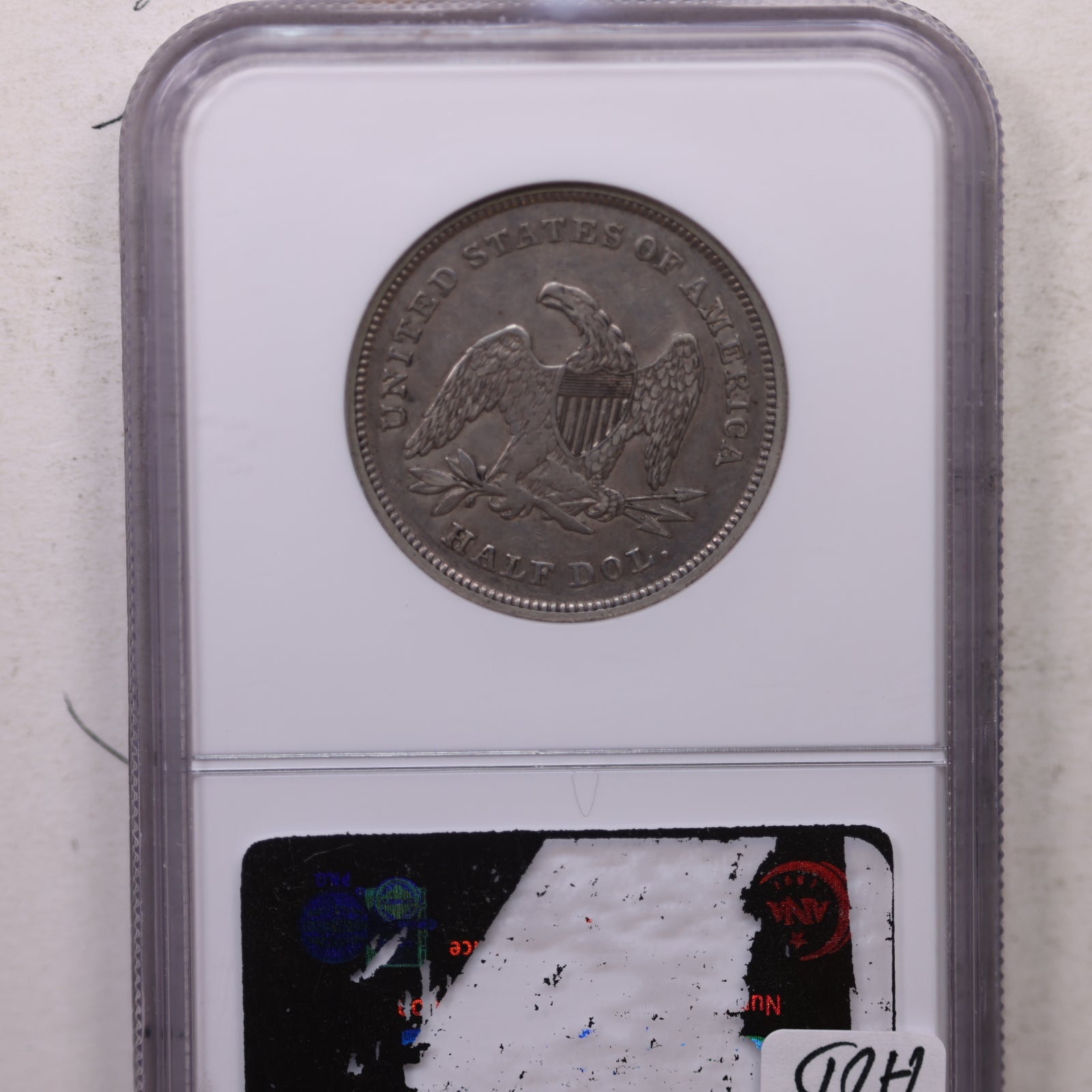 1839 Seated Liberty Half Dollar, Nice Eye Appeal Coin, NGC AU-50. Store #GHR113.