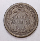 1862-S Seated Liberty Dime, Collectible Circulated Coin, Store Sale