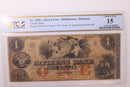 1854 $1., Middletown, DE., Altered MICH, Obsolete Currency., PCGS F-15., STORE