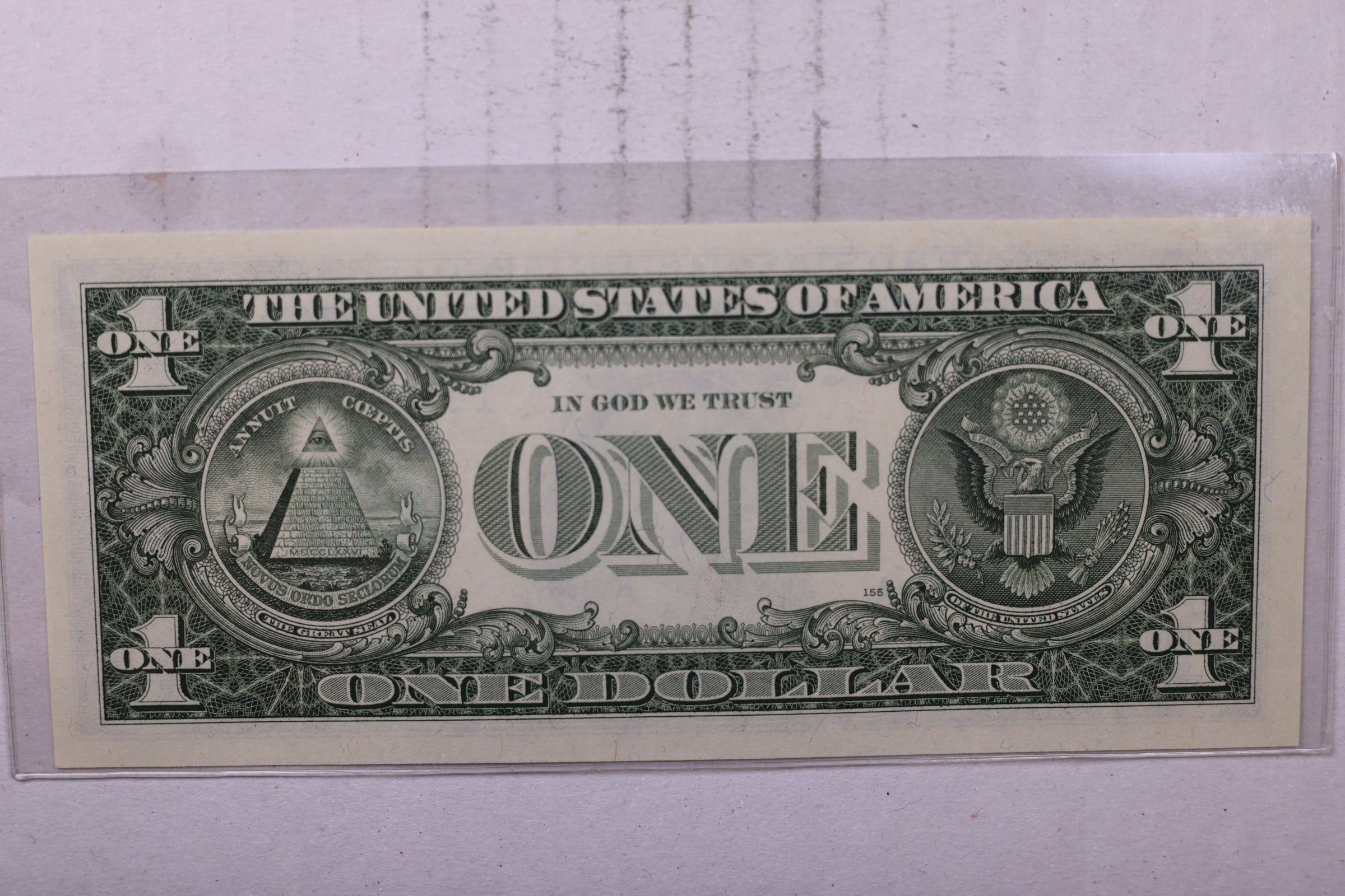1988-A, $1., F.R.N., Repeater Serial Nr., Crisp Uncirculated., Store #0733