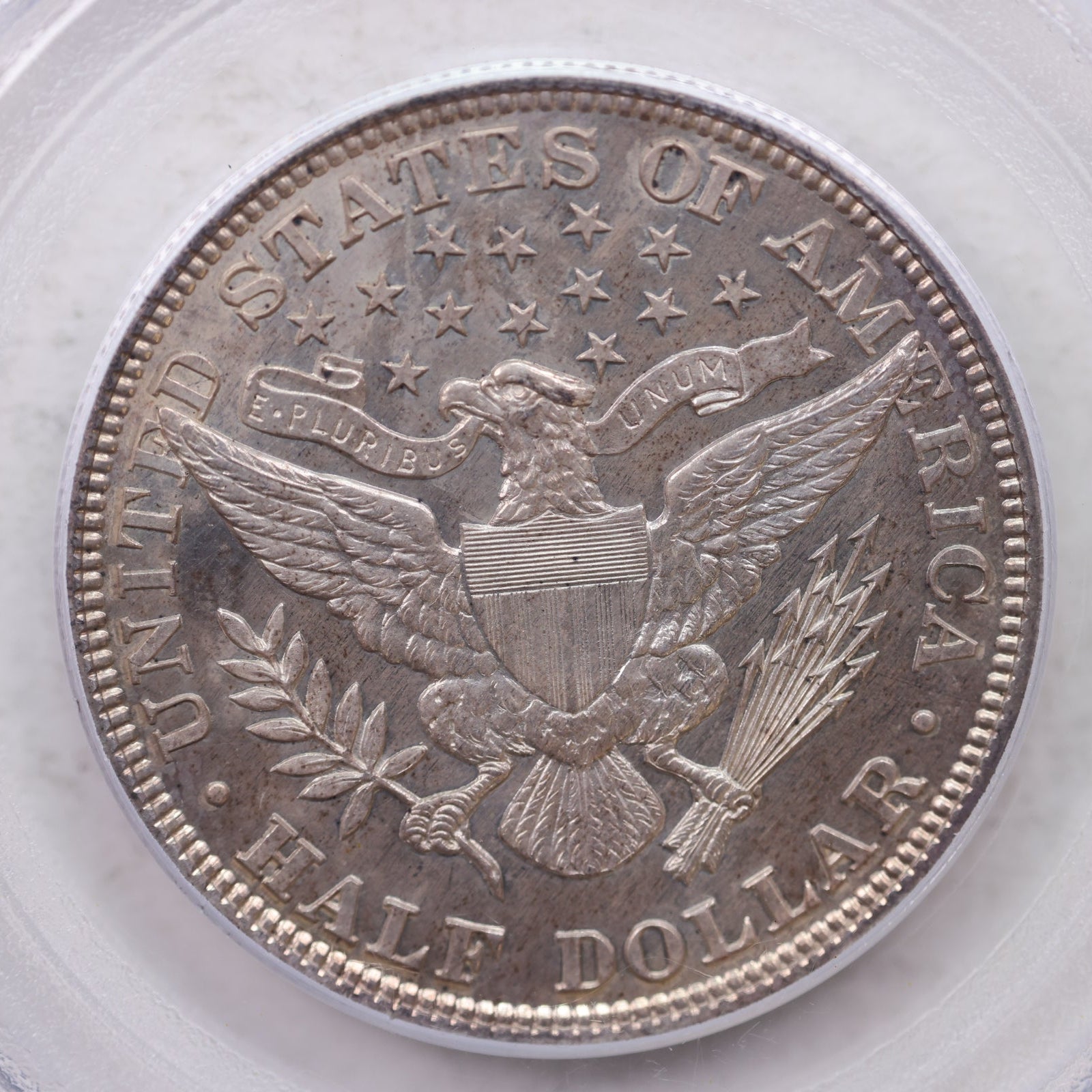 1897 Barber Silver Half Dollar, "Proof Strike", PCGS PR-63. Store Sale #GHR119.