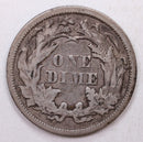 1870 Seated Liberty Dime, Collectible Circulated Coin, Store Sale