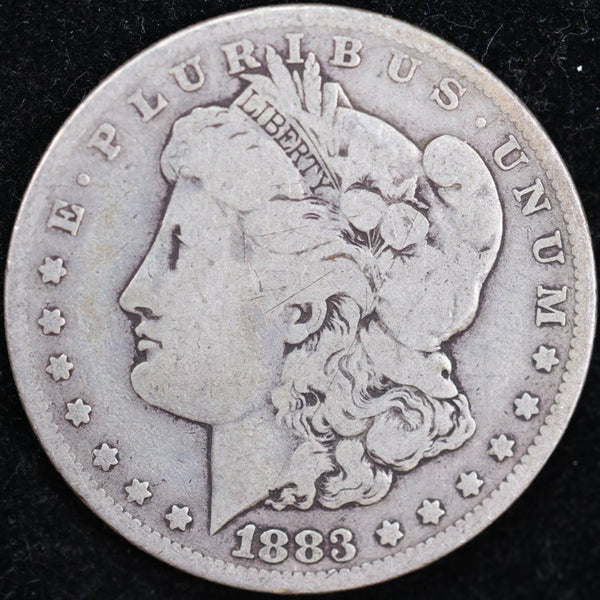 1883-O Morgan Silver Dollar, Affordable Circulated Coin, Store #112715