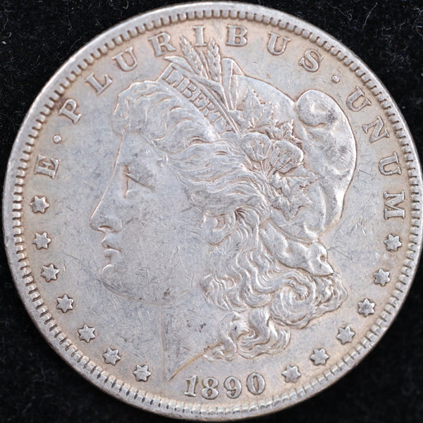 1890 Morgan Silver Dollar, Affordable Circulated Coin, Store #112716