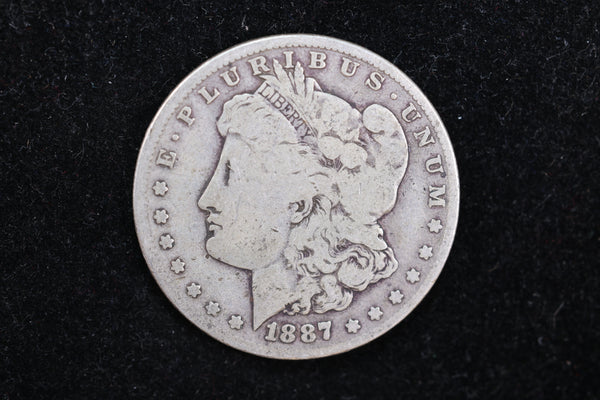 1887-O Morgan Silver Dollar, Affordable Circulated Coin, Store #112719
