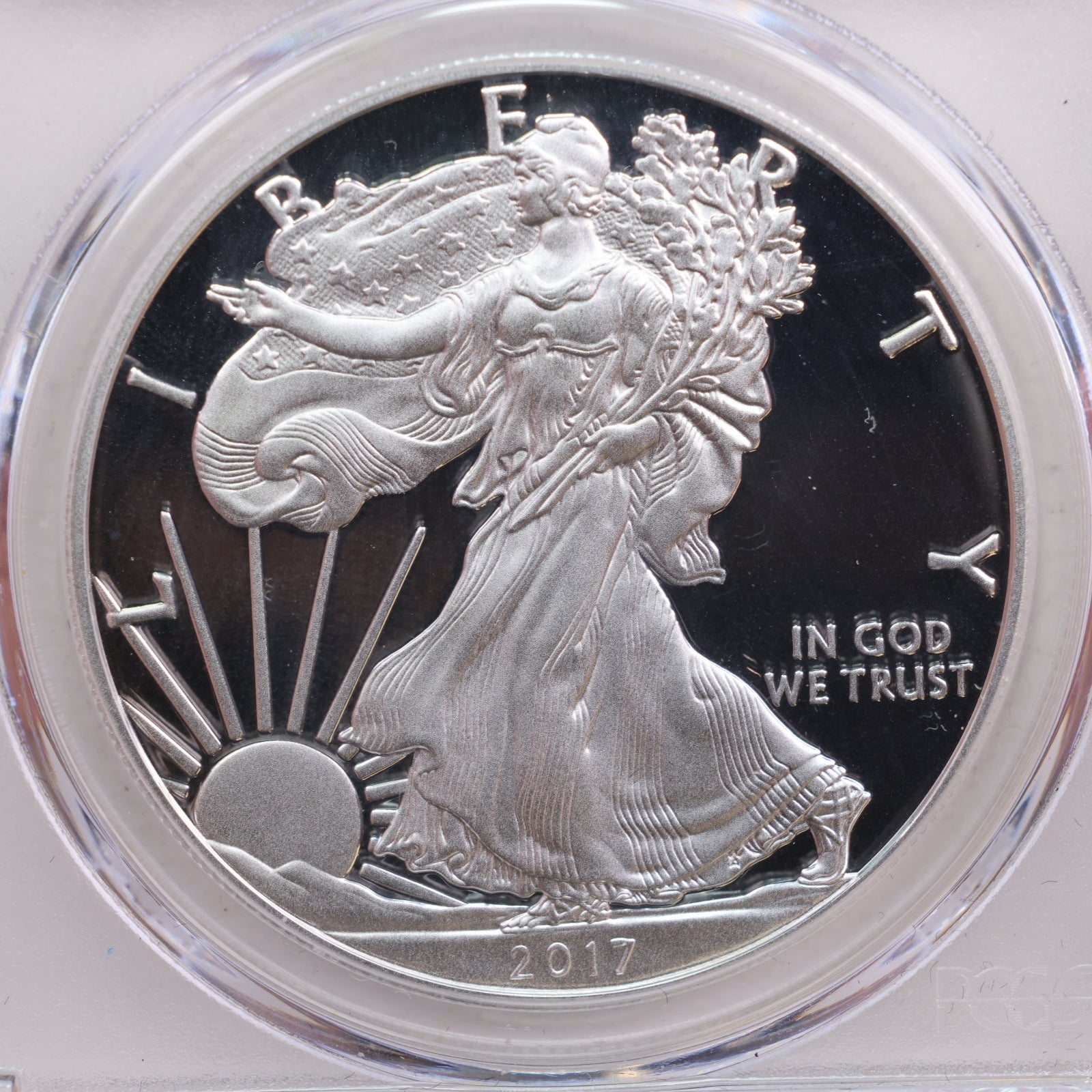 2017-W Proof American Silver Eagle, 'Congratulations Set', PCGS PF-70, Store #AE0215