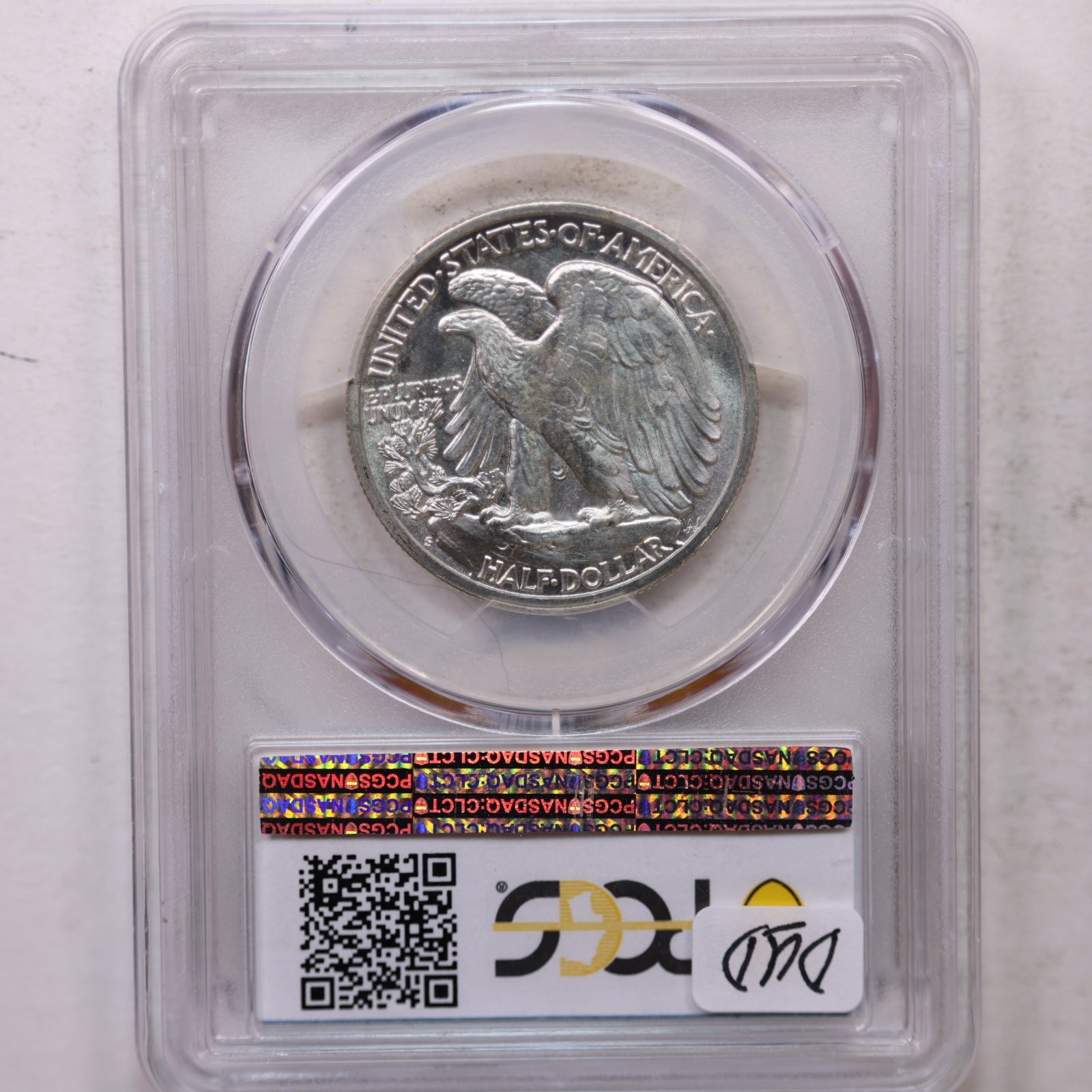 1942-S Walking Liberty Silver Half Dollar, Mint State, PCGS MS-66. Store #GHR127.