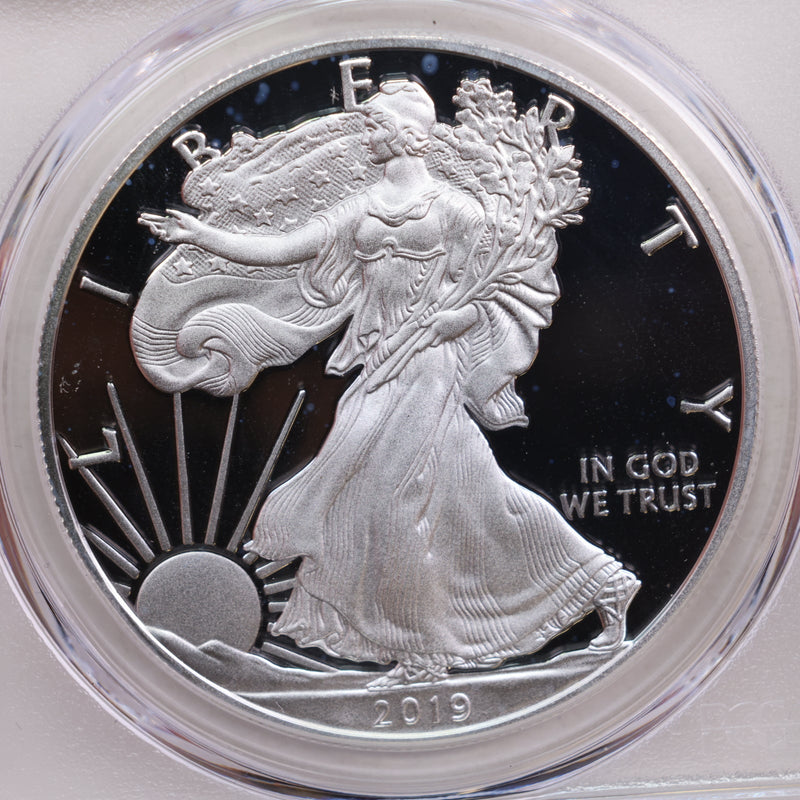 2019-W Proof American Silver Eagle, 'Congratulations Set', PCGS PF-70, Store
