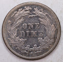 1877-S Seated Liberty Dime, Collector Circulated Coin, Store Sale