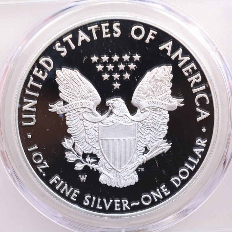 2020-W American Silver Eagle, Proof Strike, PCGS Premier PF-70, Store