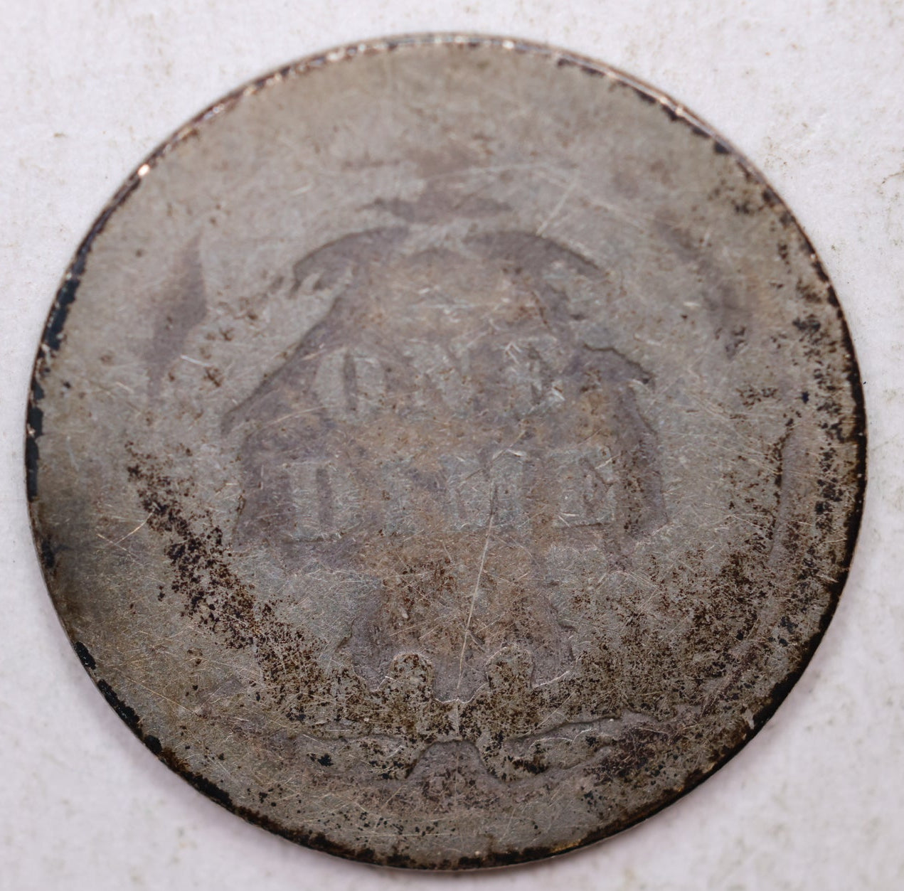 1878 Seated Liberty Dime, Collector Circulated Coin, Store Sale #DE760.