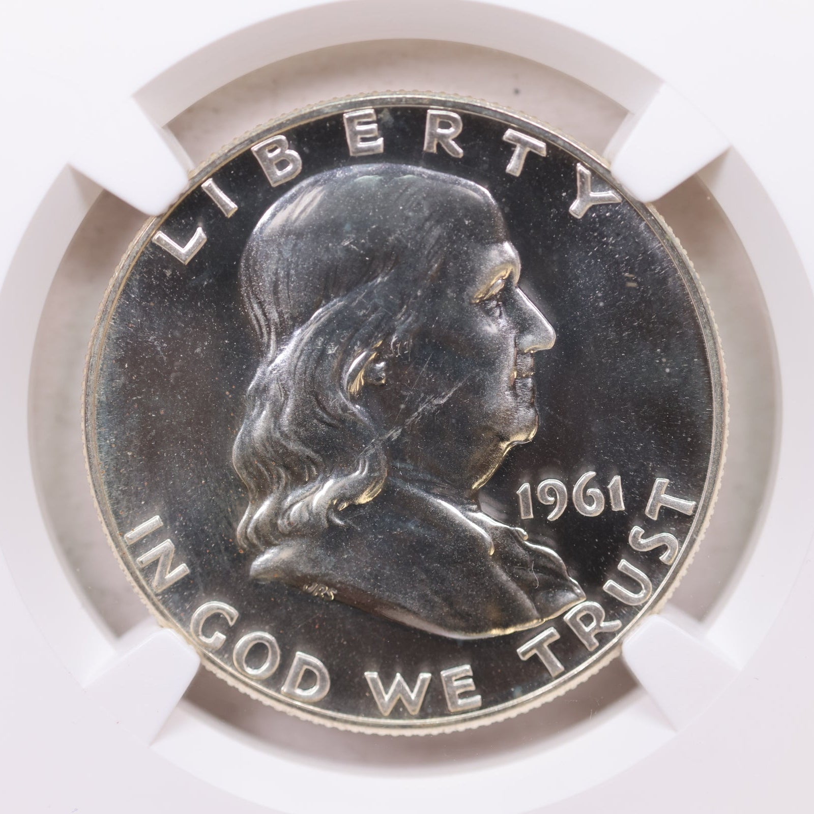 1961 Franklin Half Dollar, Superb Gem Proof Strike, NGC PF 67, Store #GHR128