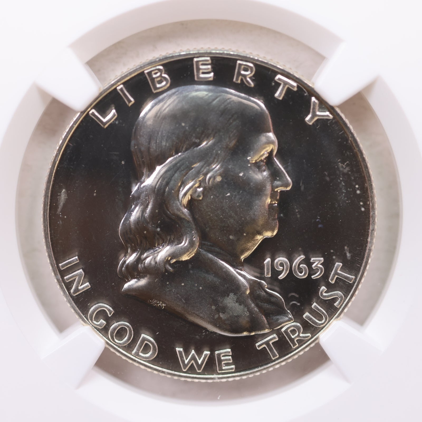 1963 Franklin Half Dollar, Gem Proof Strike, NGC PF-67, Store #GHR129.