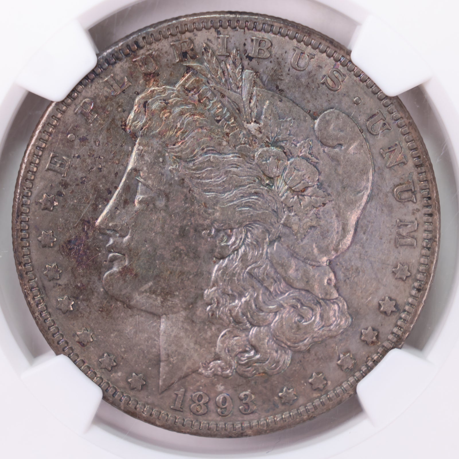 1893 Morgan Silver Dollar., Collectible Coin., NGC AU-55., STORE# GDR015