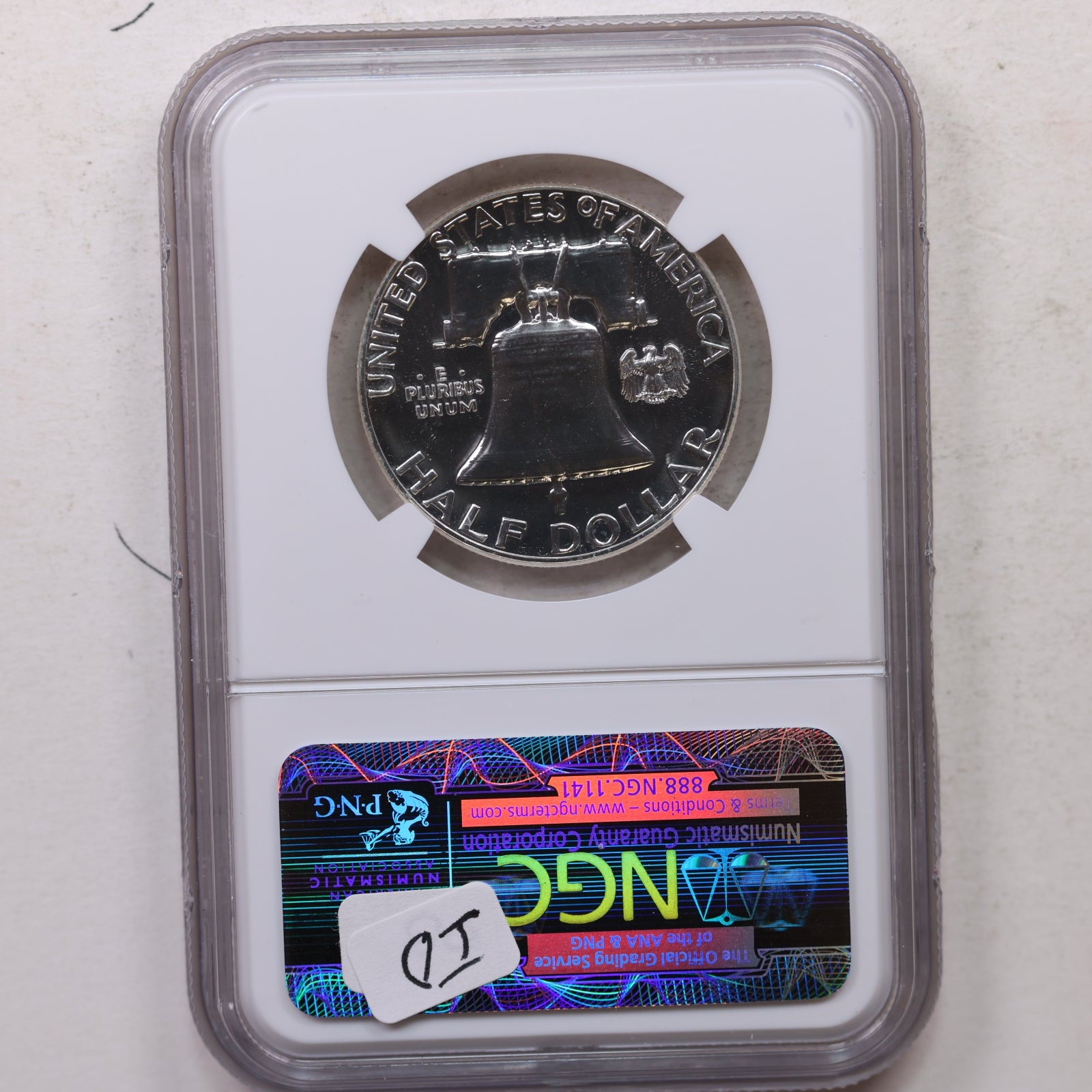 1962 Franklin Half Dollar, Gem Proof Strike, NGC PF-67, Store #GHR130.
