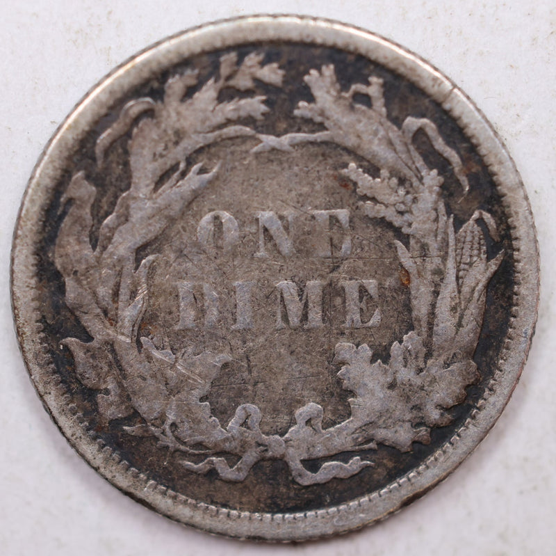 1881 Seated Liberty Dime, Collector Circulated Coin, Store Sale