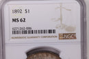 1892 Morgan Silver Dollar, NGC MS 62, Store