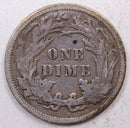 1884 Seated Liberty Dime, Collector Circulated Coin, Store Sale
