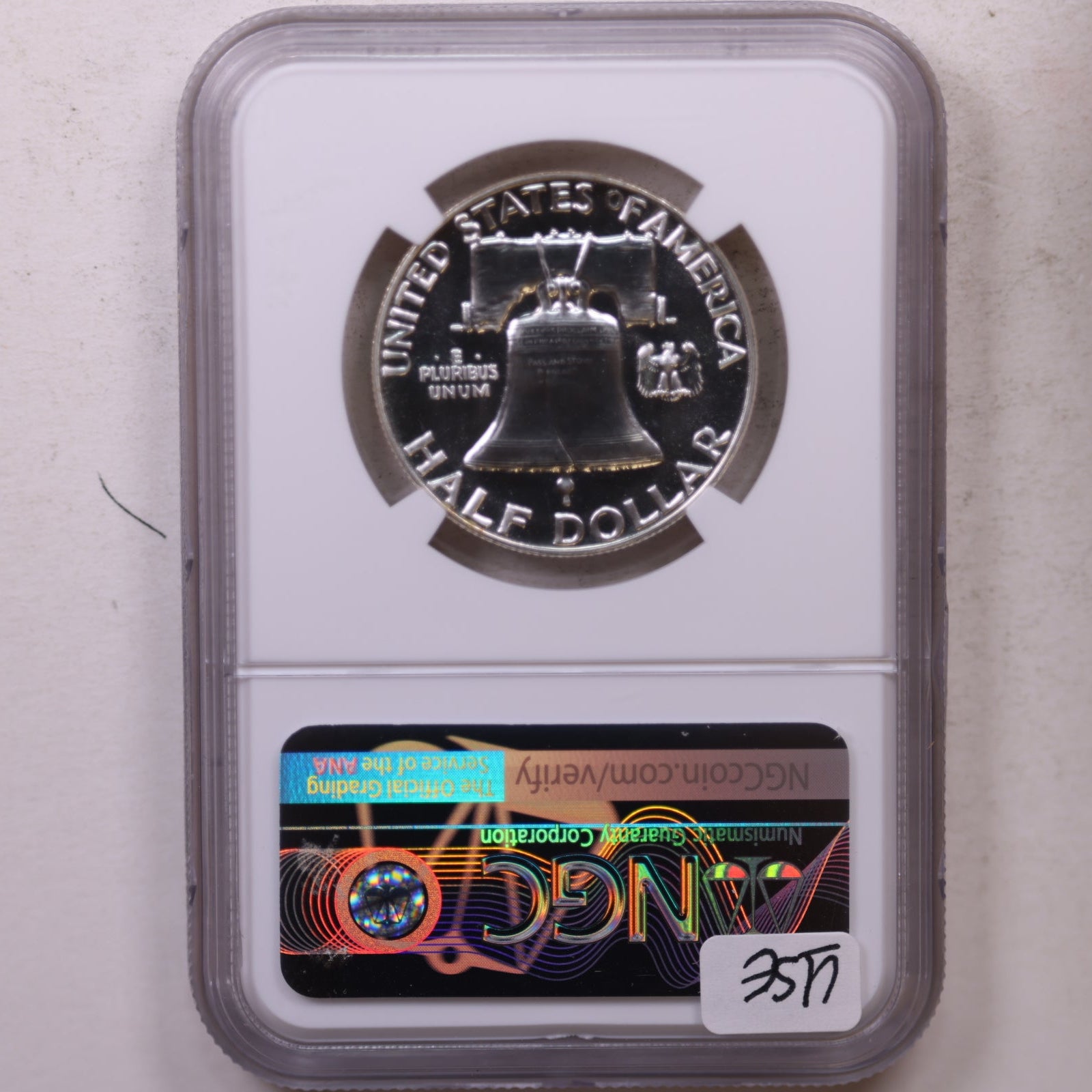 1956 Franklin Half Dollar, Gem Proof Strike, Type-1, NGC PF-68, Store Sale #GHR134.