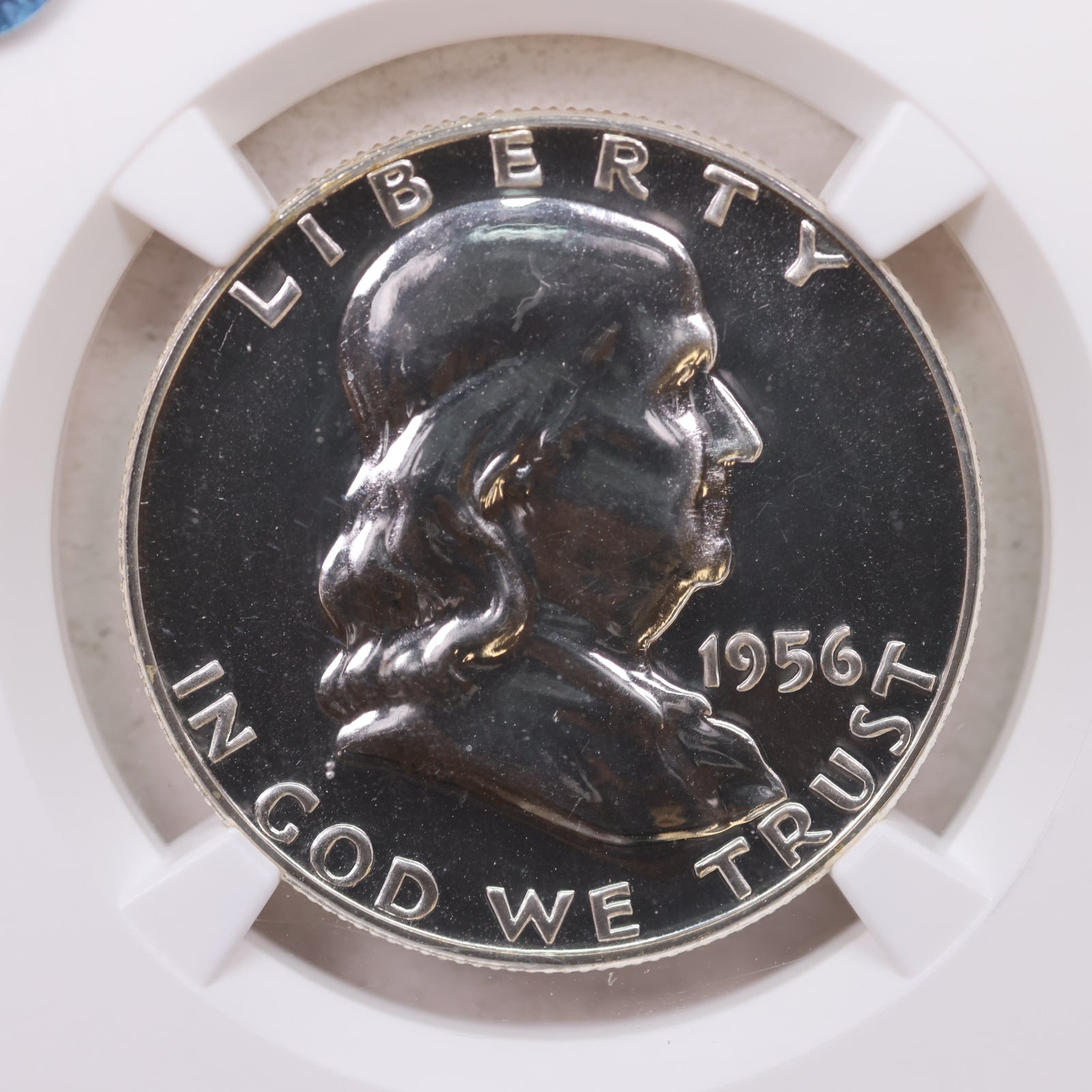 1956 Franklin Half Dollar, Gem Proof Strike, Type-1, NGC PF-68, Store Sale #GHR134.