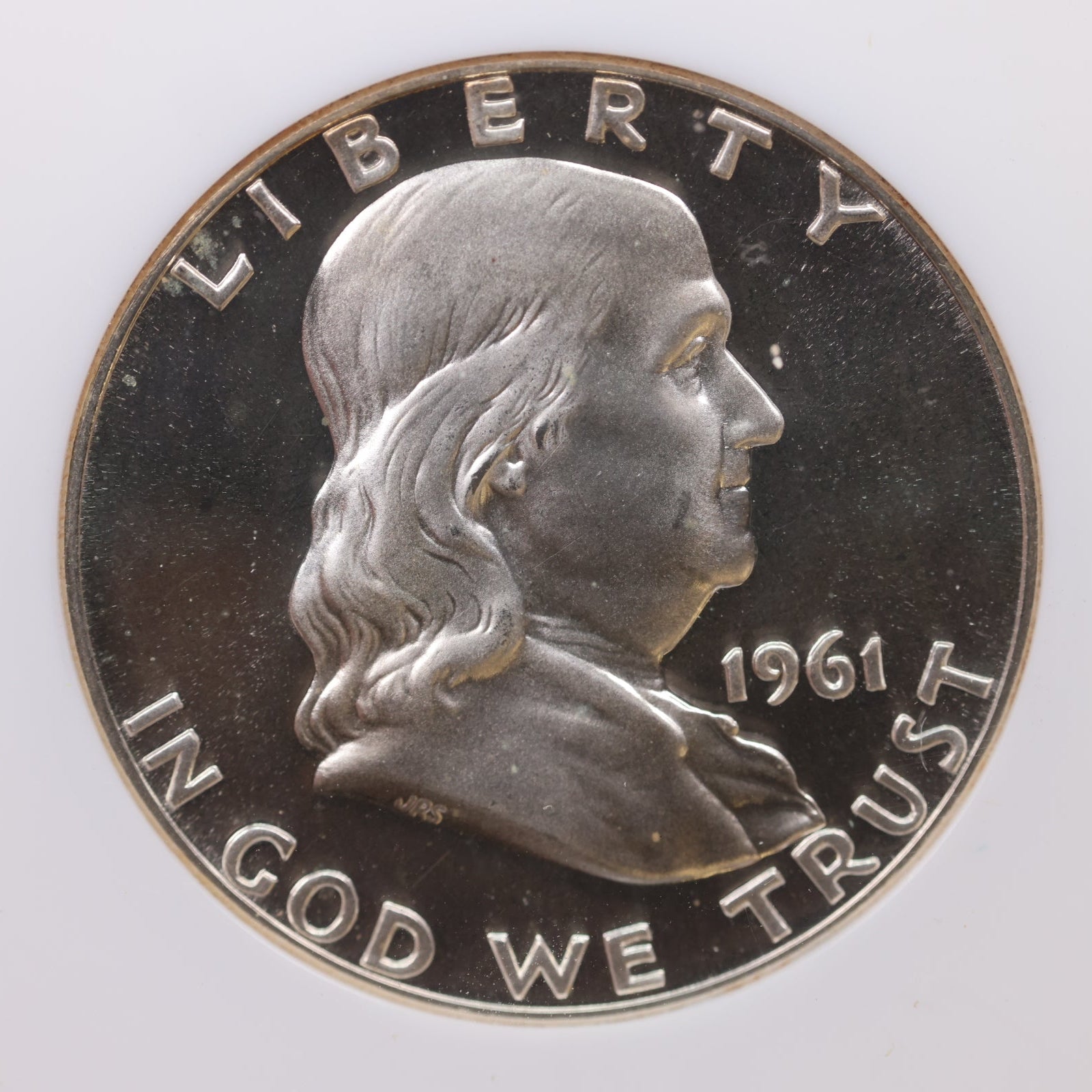 1961 Franklin Half Dollar, Superb Gem Proof Strike, NGC PF 68, Store #GHR136