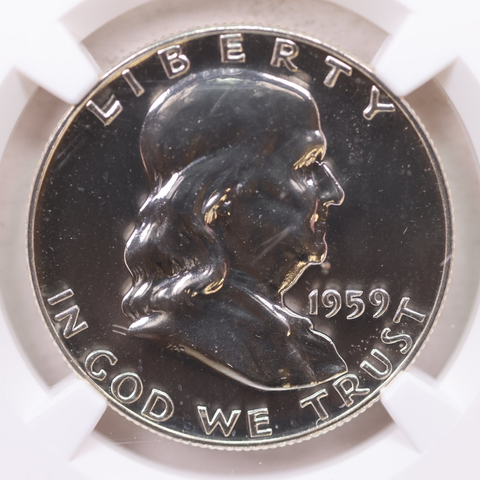1959 Franklin Half Dollar, Gem Proof Strike, NGC PF-69, Store Sale #GHR137.