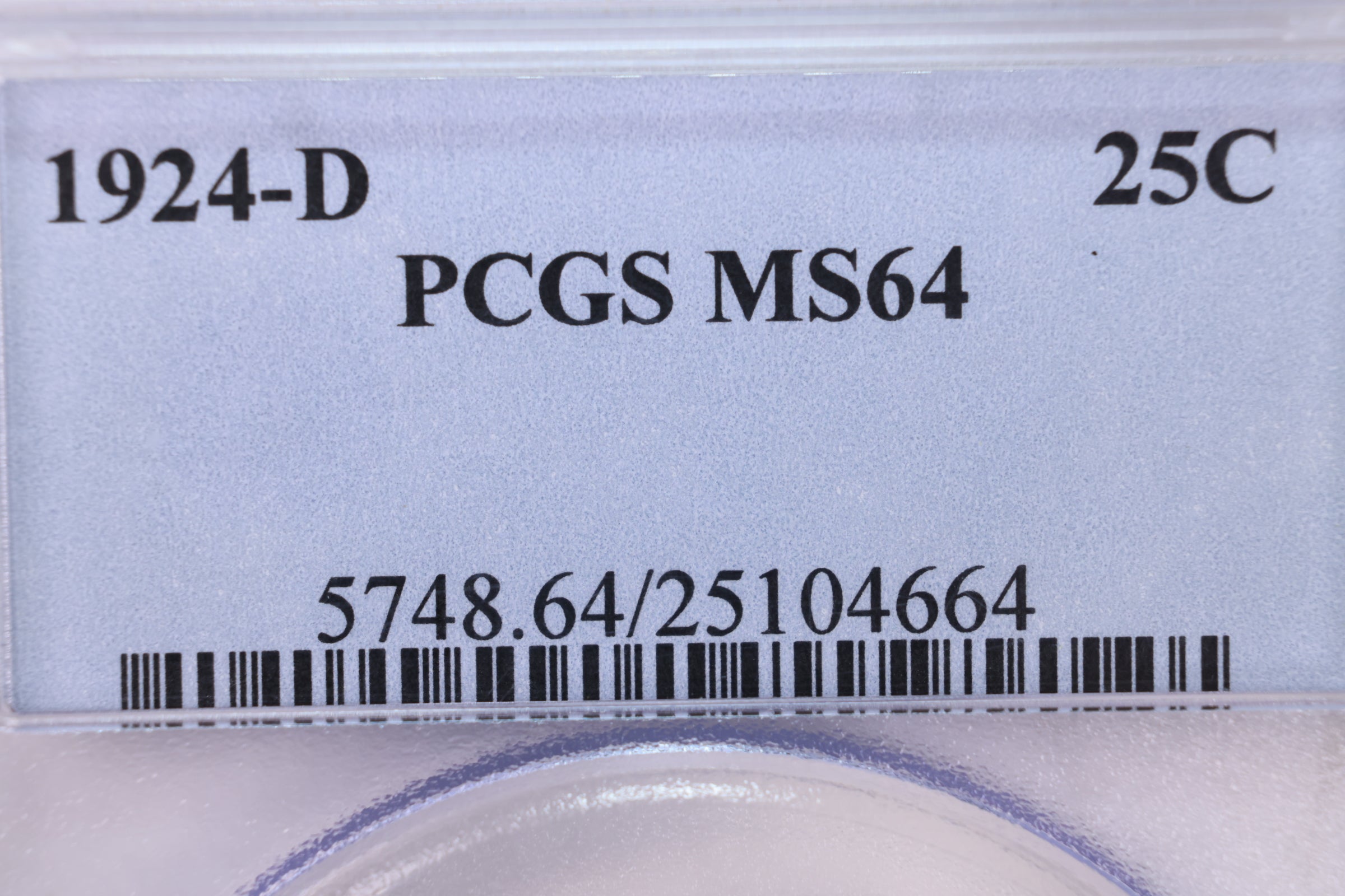 1924-D Standing Liberty Quarter., PCGS Certified MS-64., STORE# GQR005