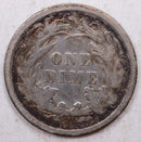 1891 Seated Liberty Dime, Collectible Circulated Coin, Store Sale