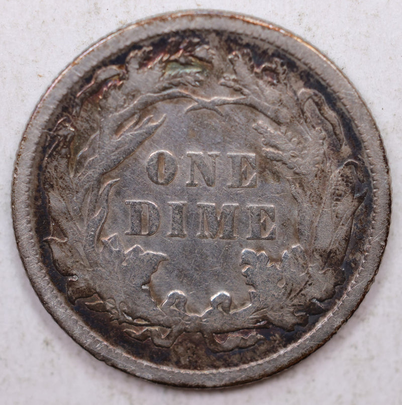 1891 Seated Liberty Dime, Collectible Circulated Coin, Store Sale