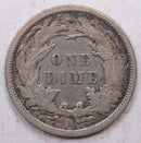 1891-O Seated Liberty Dime, Collectible Circulated Coin, Store Sale