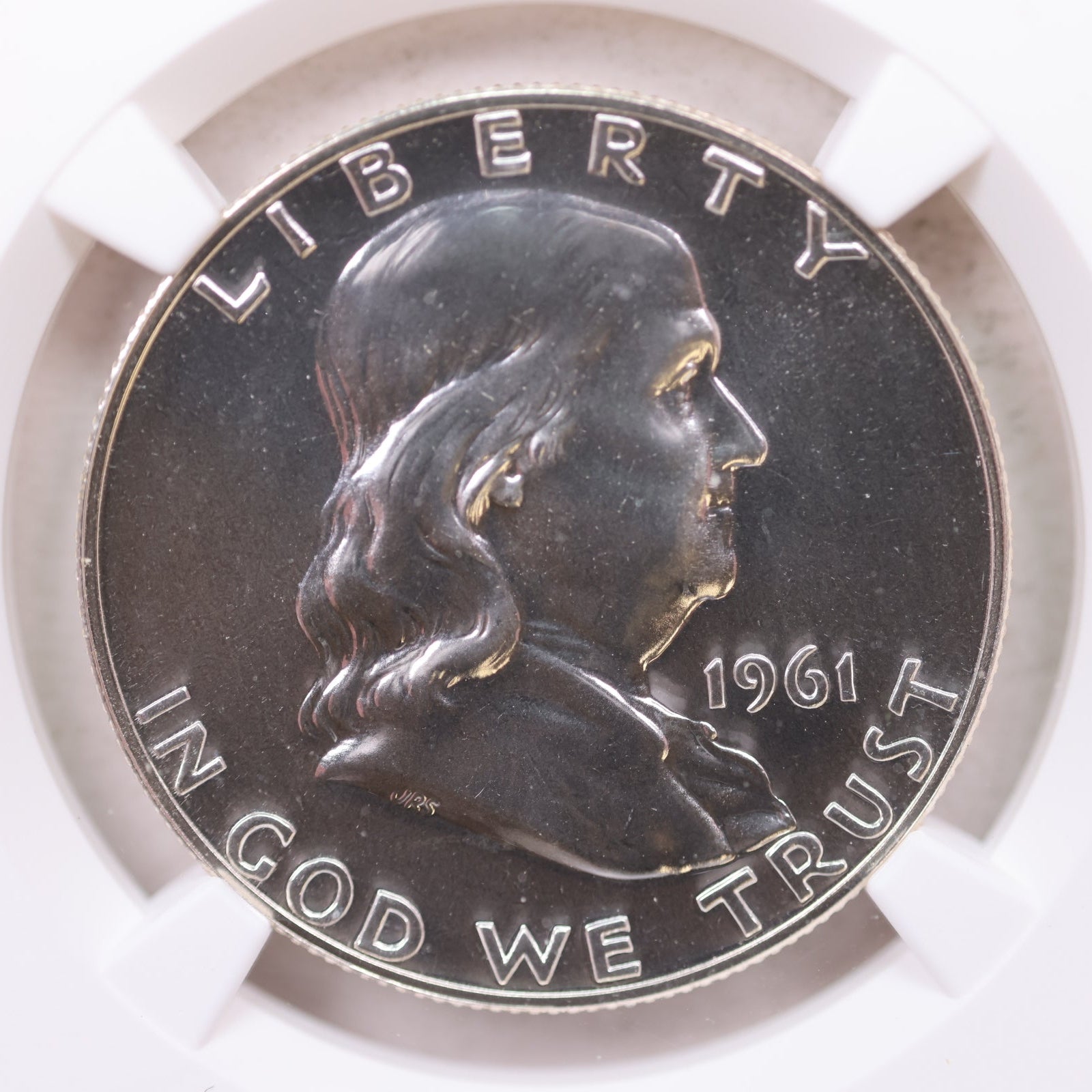1961 Franklin Half Dollar, Superb Gem Proof Strike, NGC PF 69, Store #GHR138