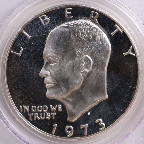 1973-S Proof Silver Eisenhower Dollar, PCGS Proof-69 DCAM, Store #GDR0257.