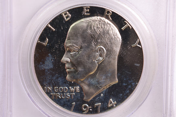 1974-S Proof Clad Eisenhower Dollar, PCGS Proof-69 DCAM, Store #GDR0259.