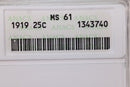 1919 Standing Liberty Quarter., ANACS Certified MS-61., STORE