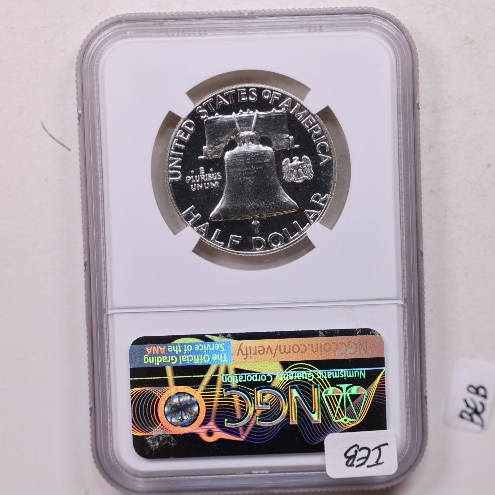 1958 Franklin Half Dollar, Gem Proof Strike, NGC PF 69, Store #GHR140