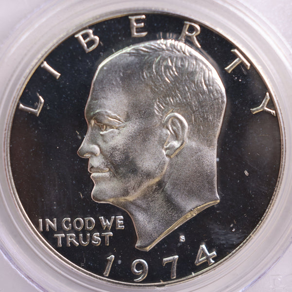 1974-S Proof Silver Eisenhower Dollar, PCGS Proof-69 DCAM, Store #GDR0260.