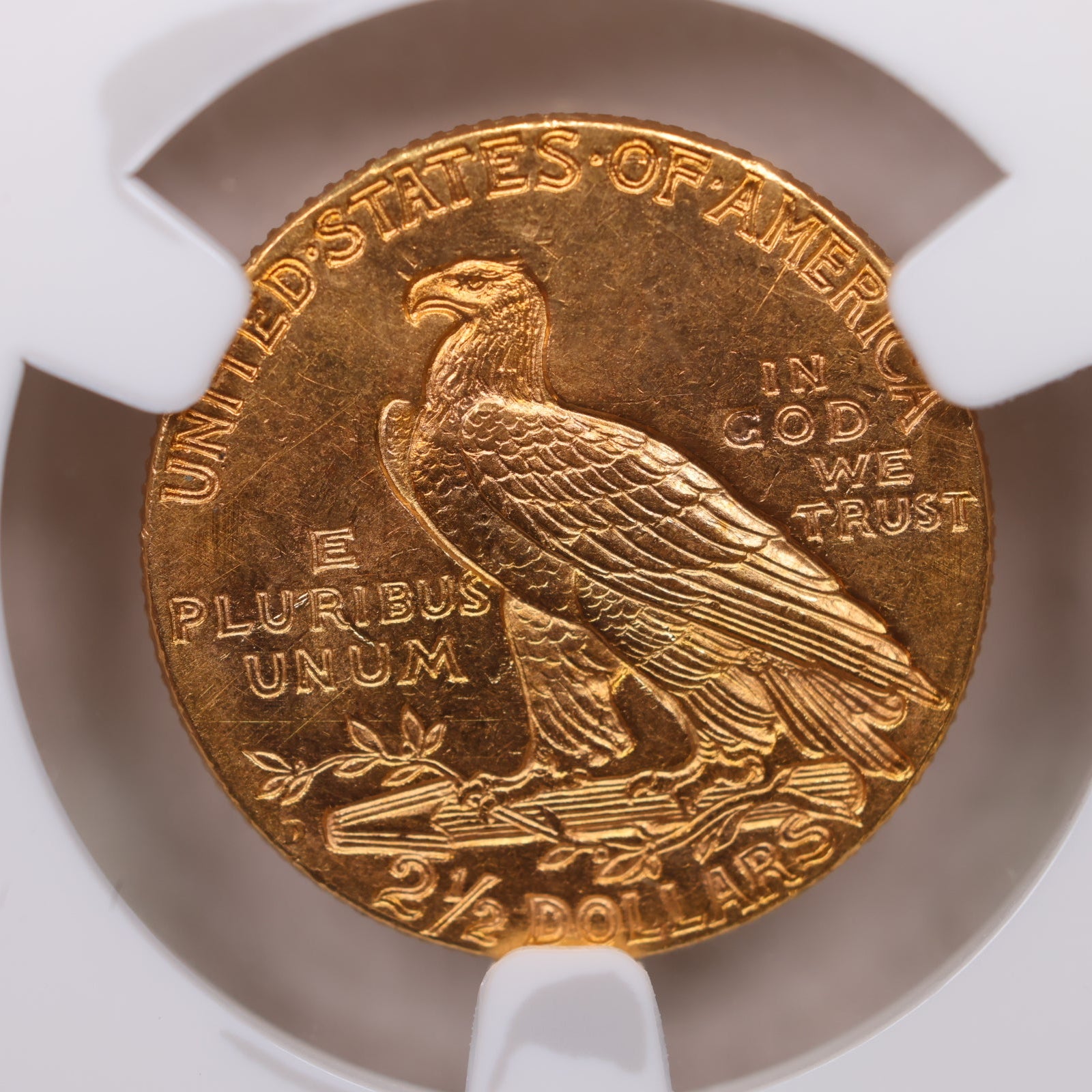 1925-D $2.50 Quarter Gold Eagle, Certified and Graded, NGC MS-63, Store #G0129.