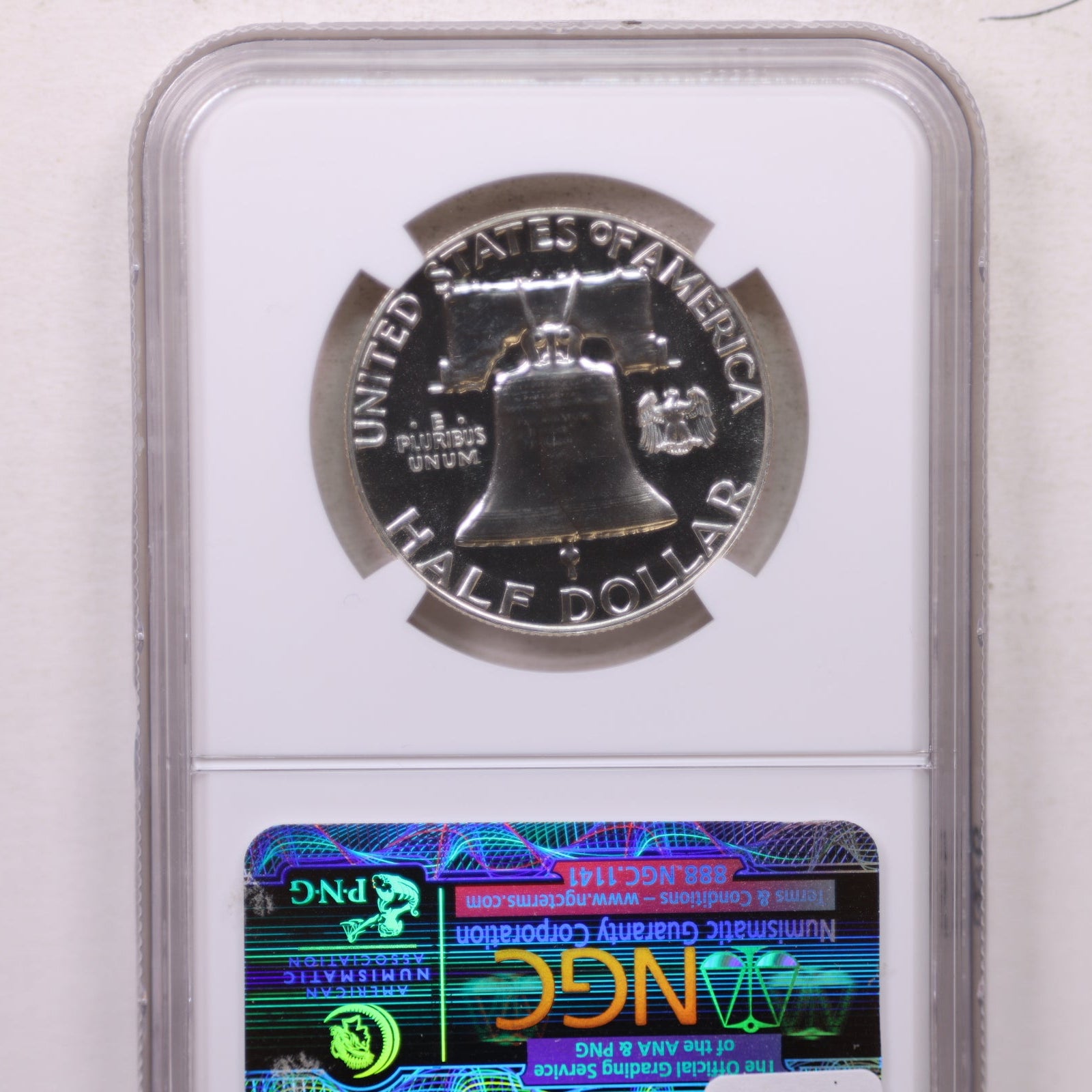 1958 Franklin Half Dollar, Gem Proof Strike, NGC PF-69, Store #GHR141.