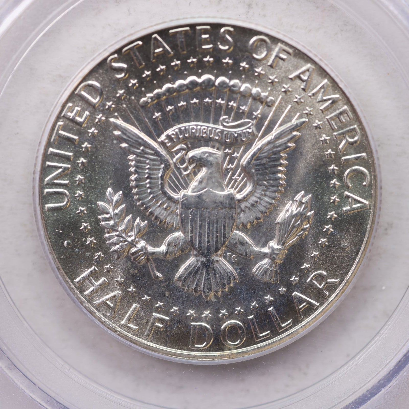 1968-D Kennedy Silver Clad Half Dollar, Uncirculated Coin, PCGS MS-66,