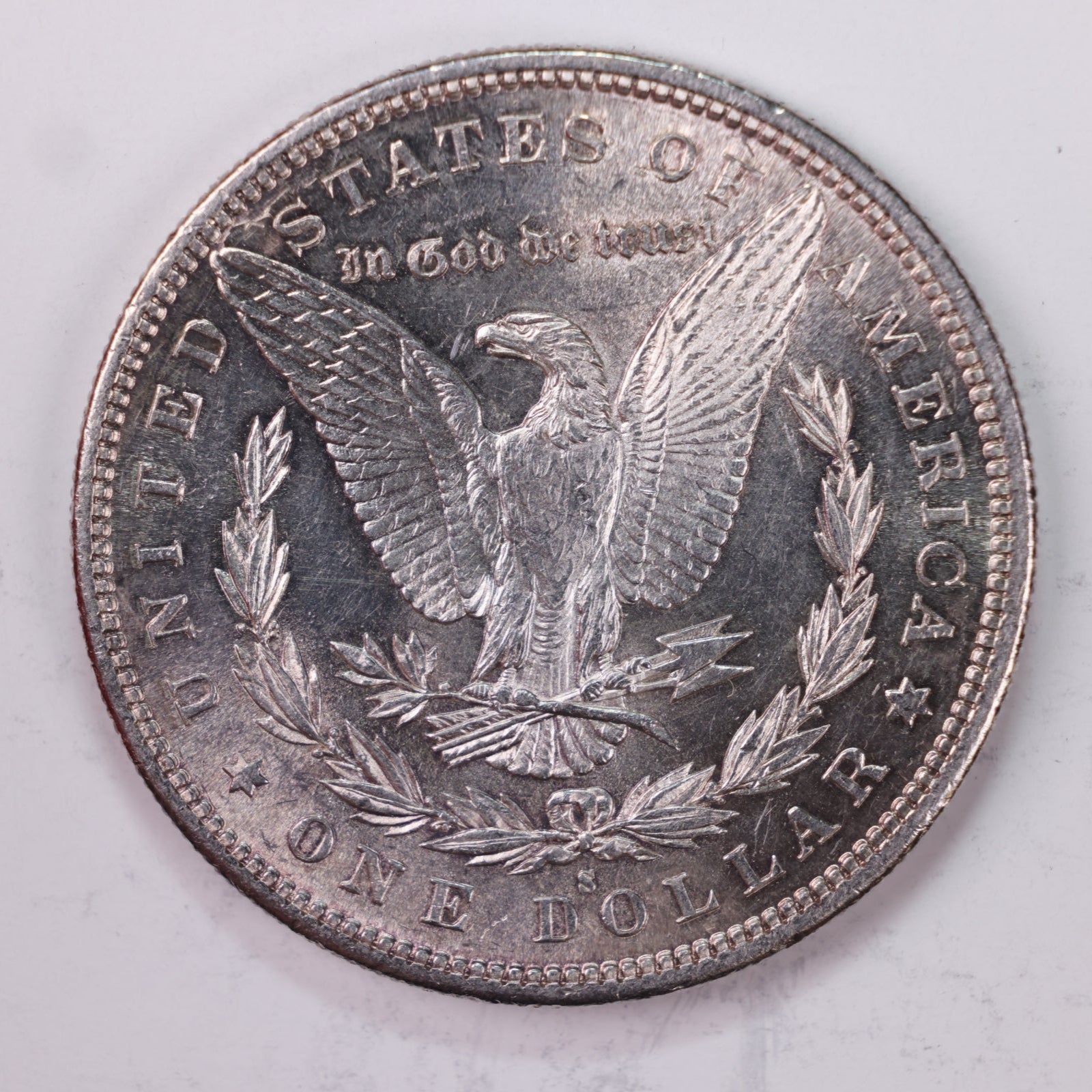 1880-S Morgan Dollar, Mint State Uncirculated Coin, Store #DR0548