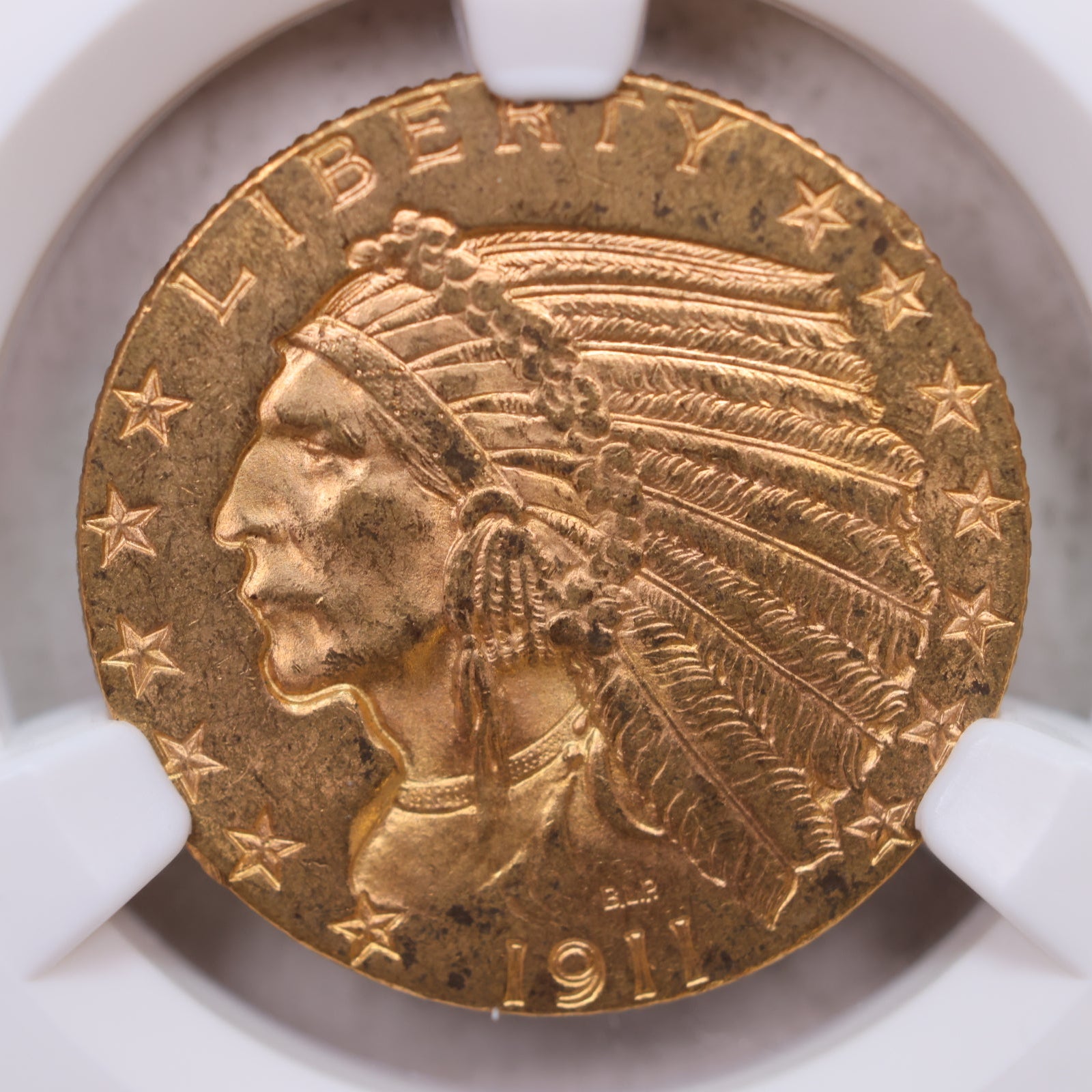 1911 Half Gold Eagle, Certified and Graded, NGC MS-63, Store Sale #G0135.