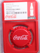 2018 Fiji S$1, Coca-Cola Bottle Cap, Colorized, NGC PF69. Store Sale S0002