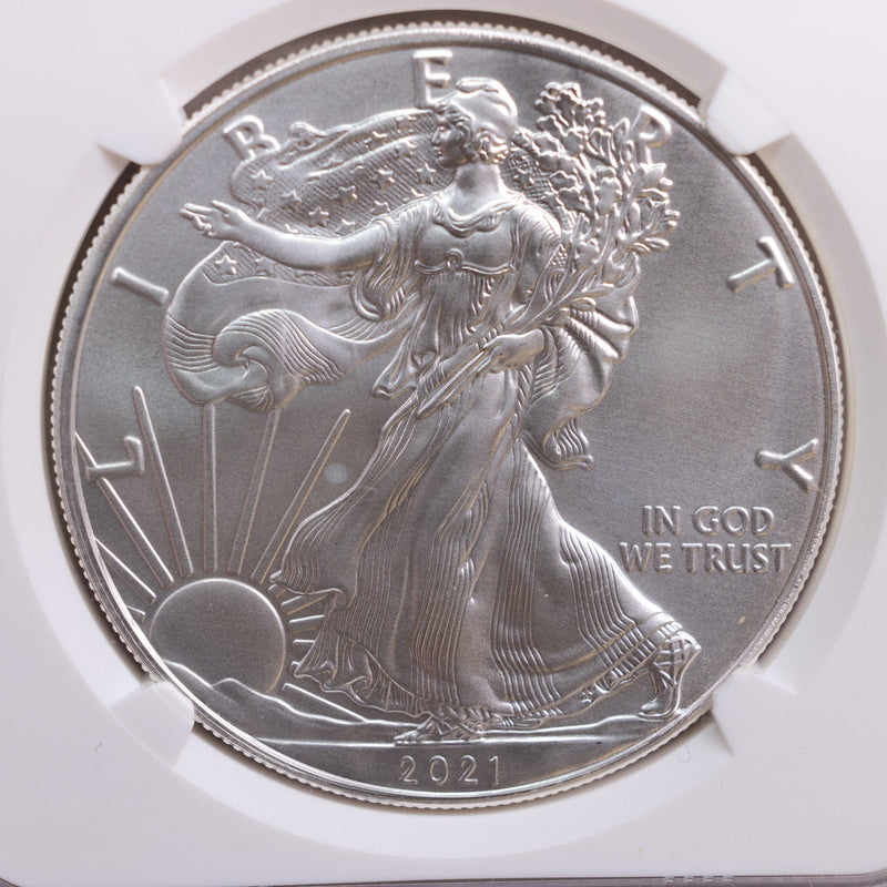 2021 American Silver Eagle, Type-1, NGC Graded MS-70., Store