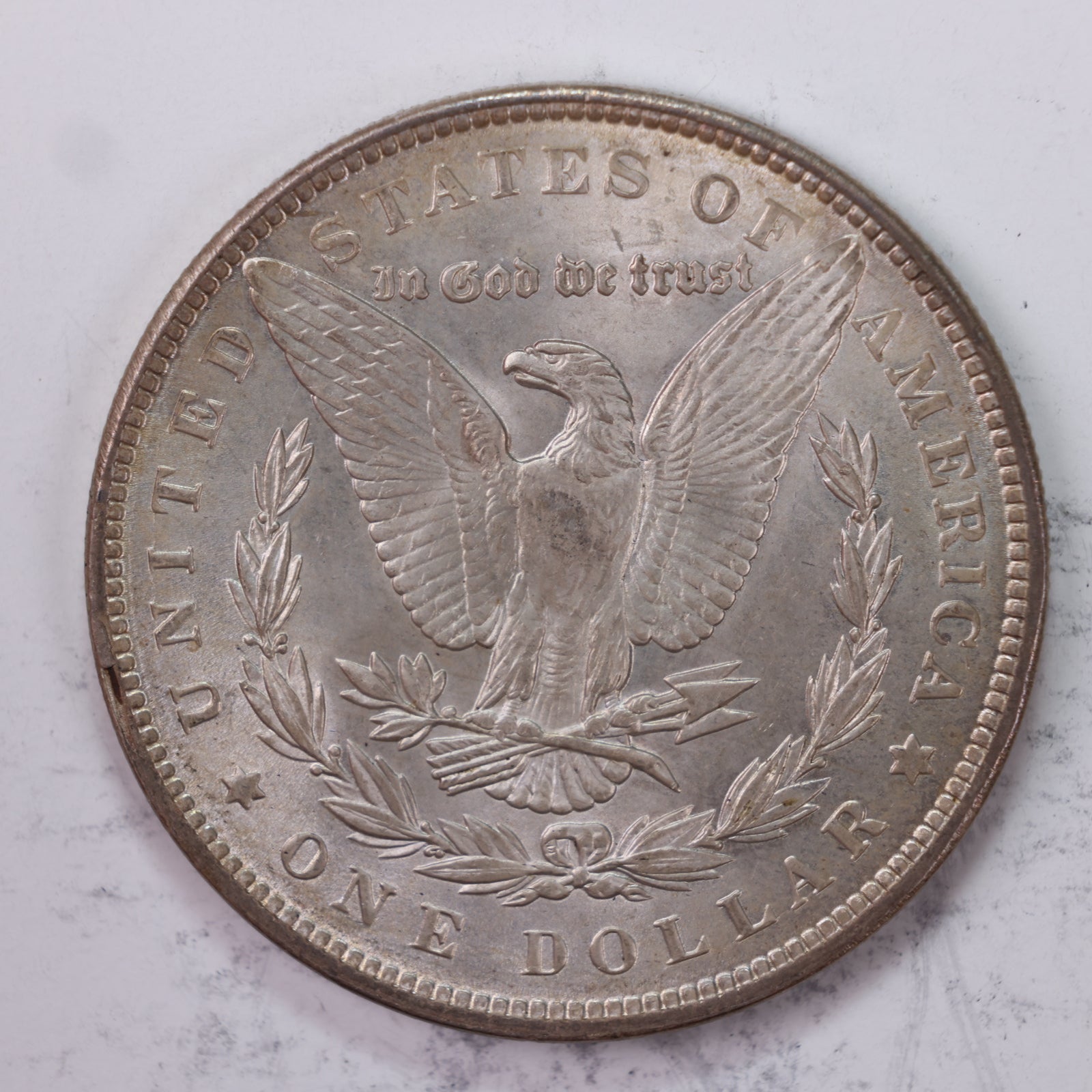 1890 $1., Morgan Silver Dollar., Mint State., Un-Circulated Coin, Store #DR0569