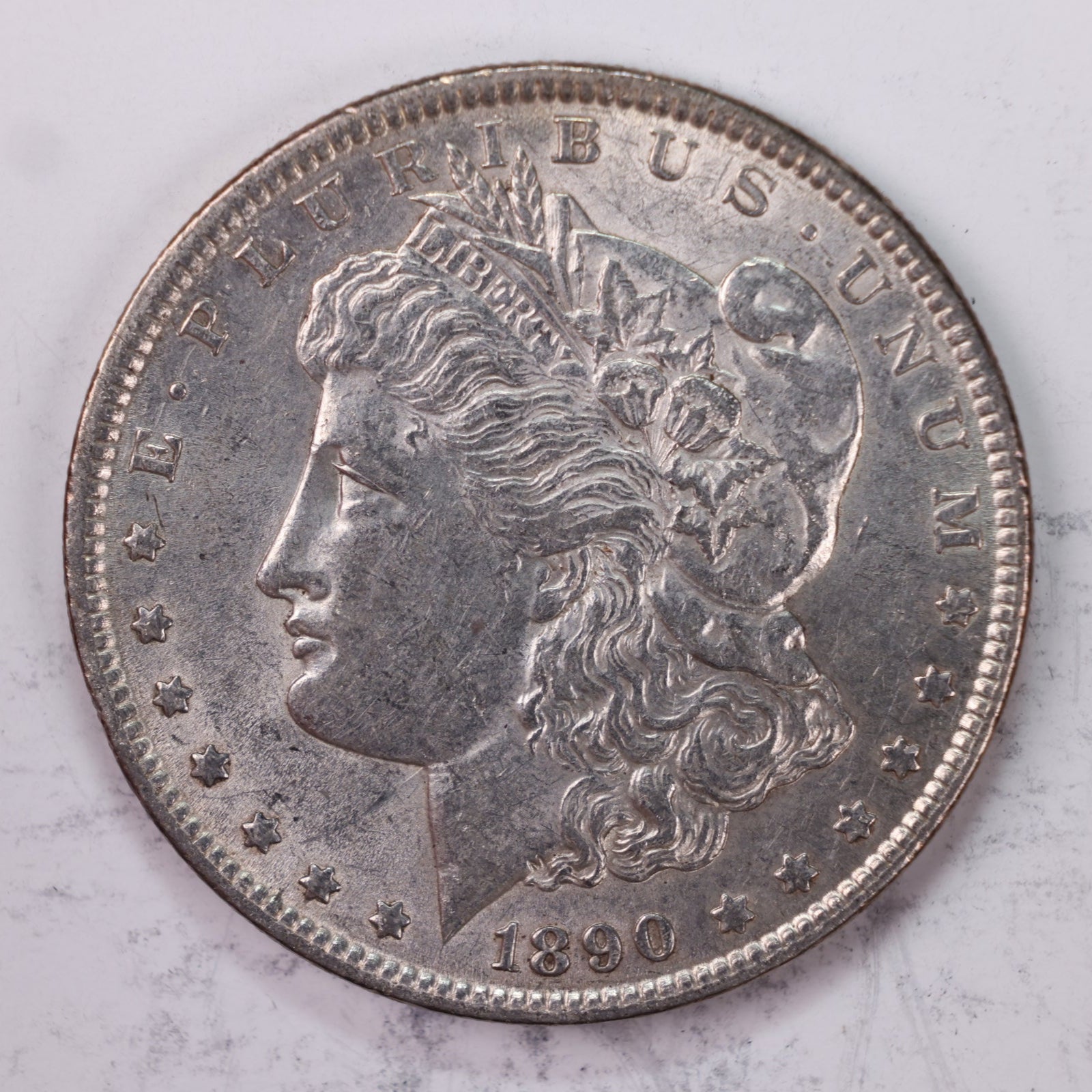1890 Morgan Dollar, Extra Fine+ Circulated Coin, Store #DR0570