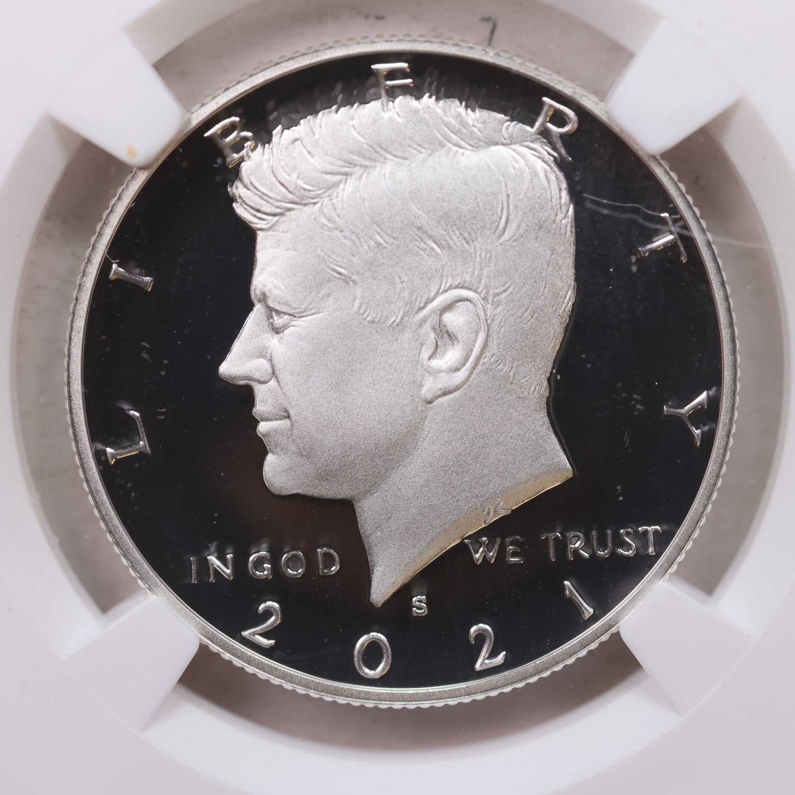 2021-S Kennedy Silver Half Dollar, Proof Coin, NGC PF-70, Store #GHR156.