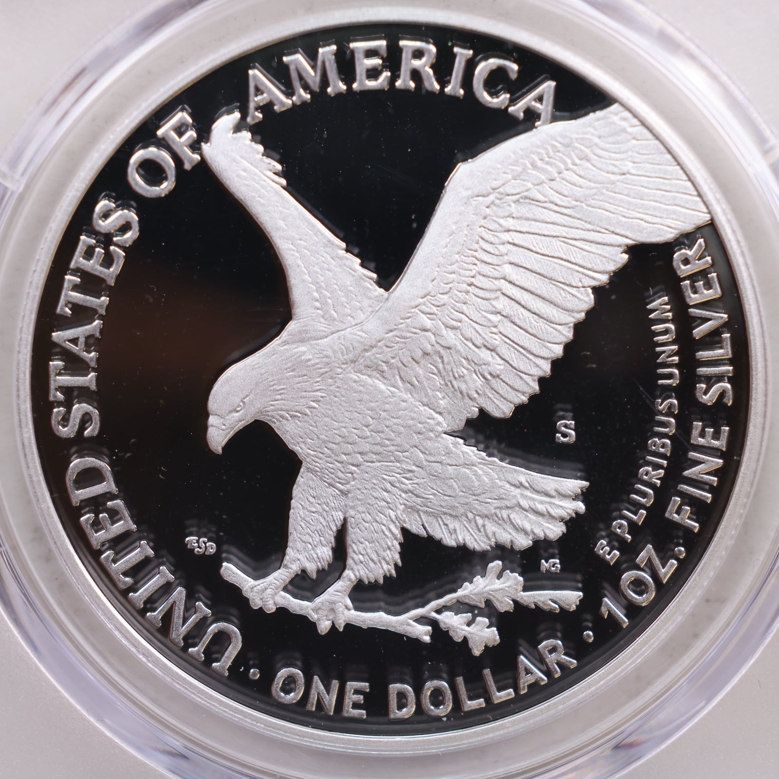 2024-S Proof American Silver Eagle, Premier PCGS PF-70, Store #AE0234